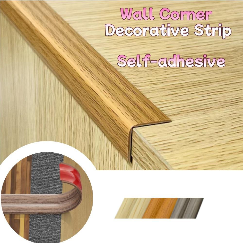 1pc 2cmx3meters Peel and Stick Wall Trim Molding, Flexible Corner Trim Moulding,Inside&Outside Wall Corner Protector for Wall