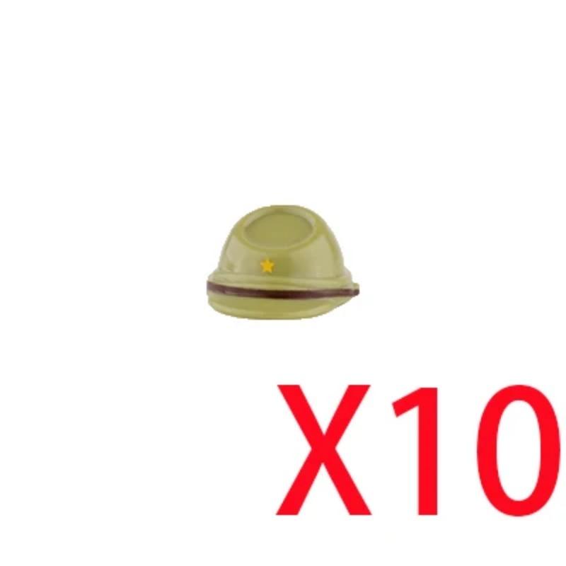 

Аксессуары для военных строительных блоков времен Второй мировой войны Фигурка Солдат Каска Игрушка СССР1 США Великобритания Японская шляпа Мини-кирпич Капюшон Маска Огнемет