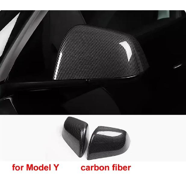 Pro Tesla Model 3 / Model Y Vyměnit autopříslušenství Zpětná zrcátka Kryt skořepiny Kryt křídlových dveří Kryt bočního zrcátka 1 pár
