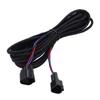 2/3/4M Wiring Harness Kit Black Plug Dual Head Parking Heater Universal LCD Switch Parking Heater Extension Cable for Truck Van