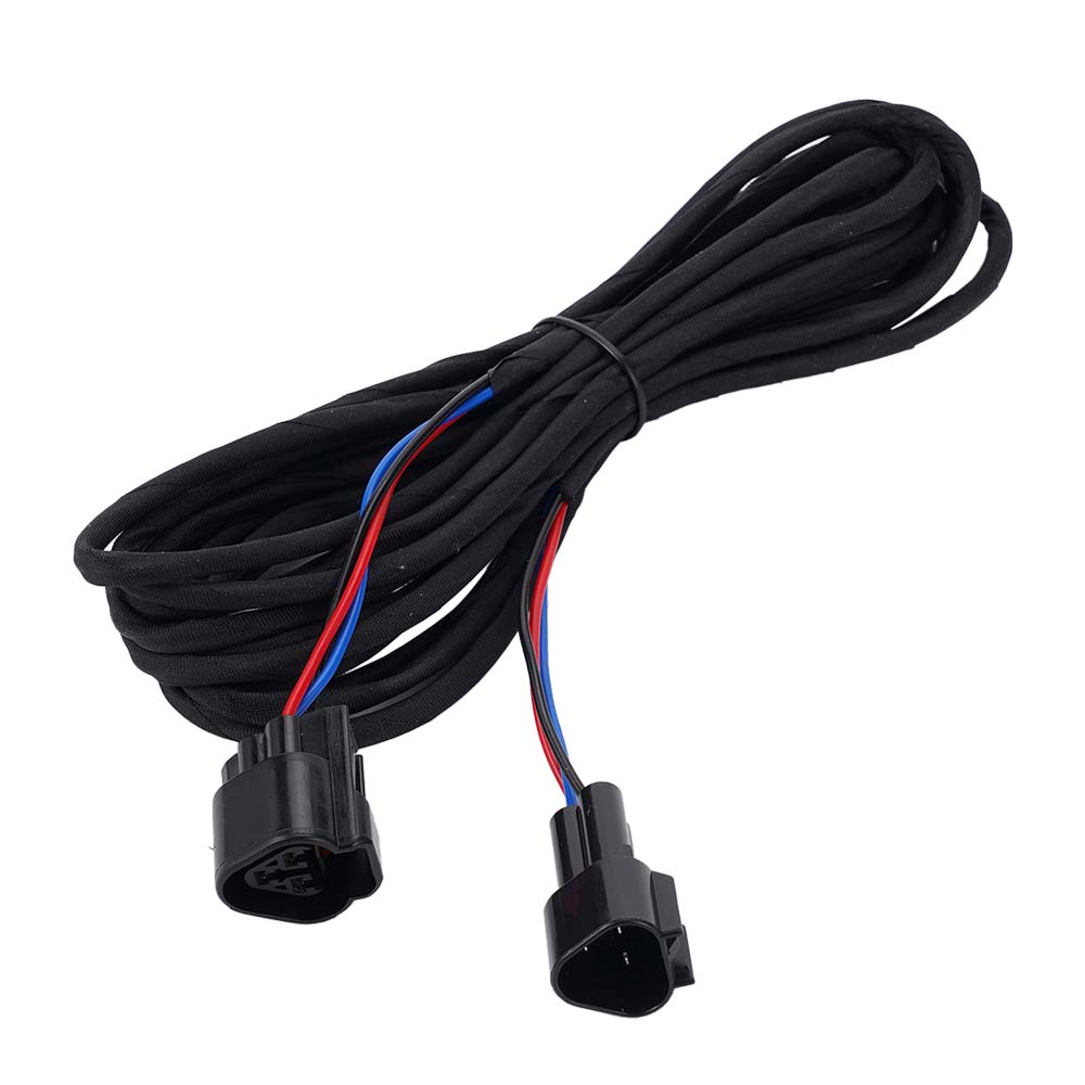 2/3/4M Wiring Harness Kit Black Plug Dual Head Parking Heater Universal LCD Switch Parking Heater Extension Cable for Truck Van