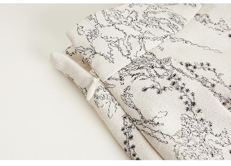 Spring New Chinese Style Fashionable Elegant Temperament Chinese Style Skirt for Women