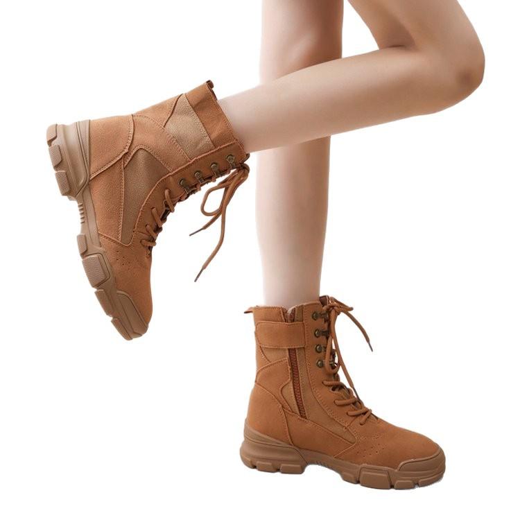 Martin Boots Women's 2025 New Outdoor Hiking Hiking Shoes Travel Desert Boots Summer Platform Tooling Short Boots