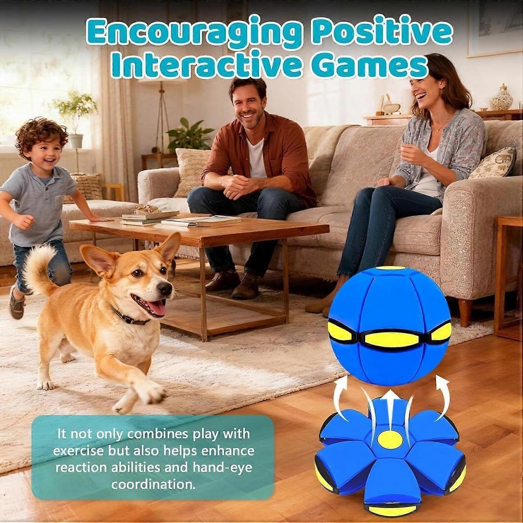 Fantastic Magic Ball, Magic Meta Ball, Magics Bouncing Balls, Dual Form Freely Switchable, Magics Bouncing Balls with 6 Light, Parent-Child Interactiv