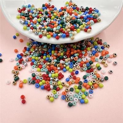 1000 adet/grup 2mm ara boncuk Charm aksesuarları küçük çek cam tohum boncuk takı yapımı için DIY hazırlanmış bilezik kolye el yapımı bulgular