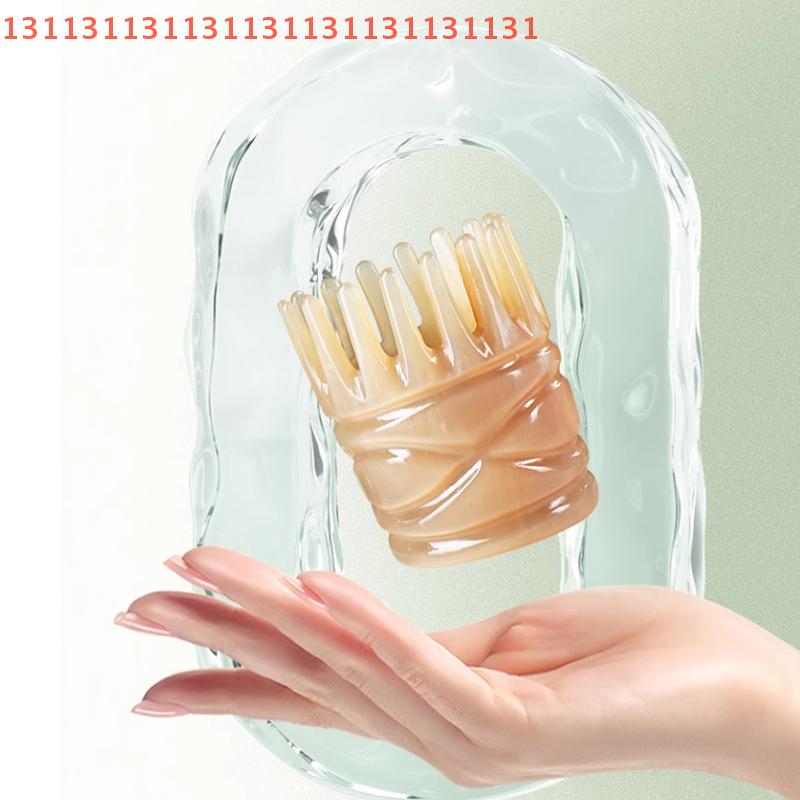 Acupuncture SPA Gua Sha Health Care Accessory Resin Hair Scrubbing Comb Head Massager Meridian Scraping Scalp Massage Tool