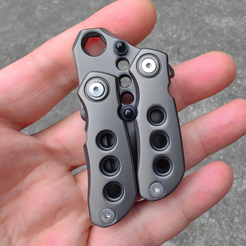 Magnetic Fidget Coin EDC Adult Decompression Toy Anxiety And Stress Relief Multifunctional Crowbar Fidget Slider Spinner Gift