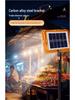 LED Solar Rechargeable Light: Outdoor Camping, Market Stall & Emergency Use, Long Battery Life