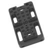 Camera Cheese Easy Plate Multipurpose Quick Release Cheese Expansion Board with 1/4 3/8 Thread Hole Cold Shoe Mount for Arri Locating Hole