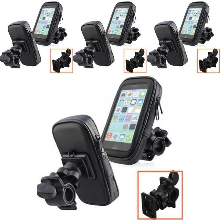 Premium Quality Bike Bicycle Motorcycle Waterproof Phone Case Bag With Handlebar Mount Holder For Ultimate Protection
