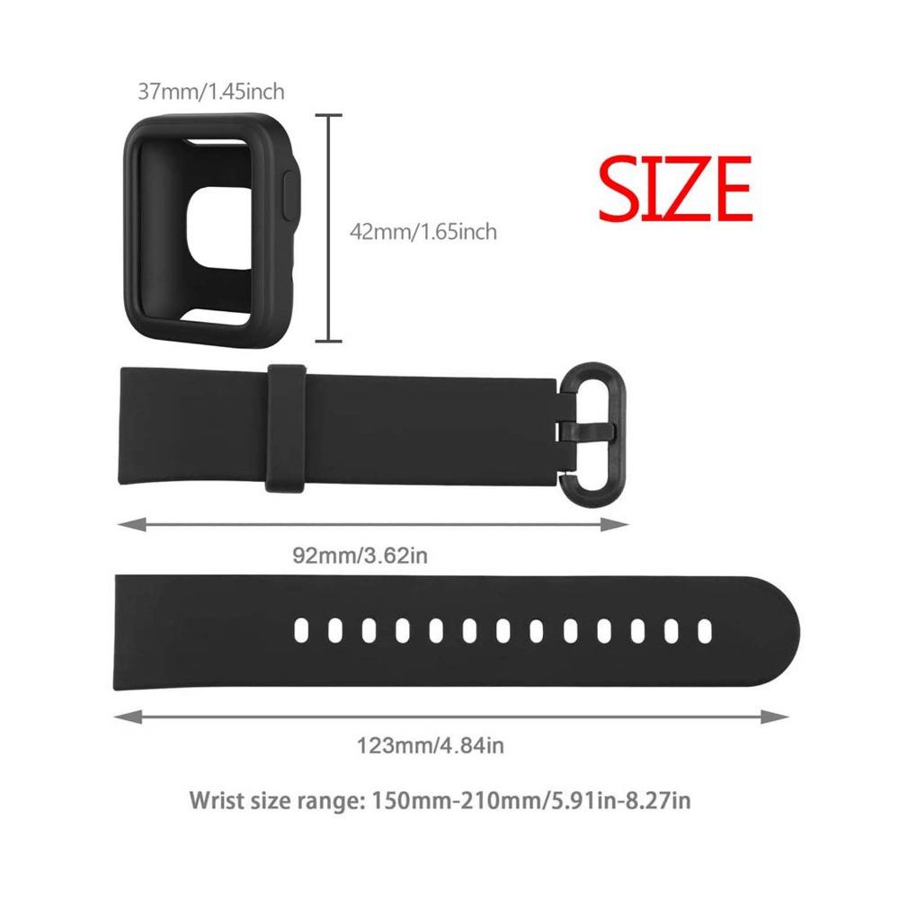 Soft Silicone Band For Xiaomi Mi Watch Lite Strap Smart Watch Protective Case Wristband Bracelet Replacement Accessories