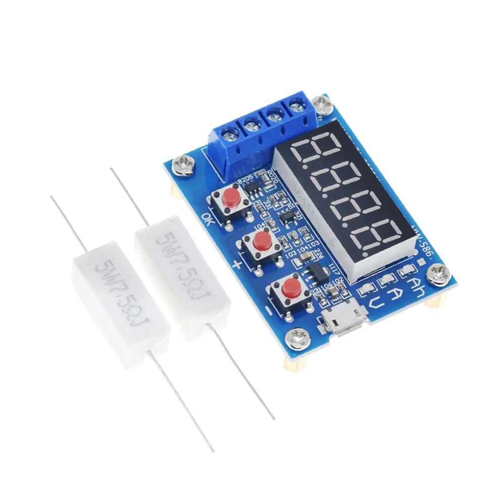 1-10pcs 1.2V 12V 18650 ZB2L3 Li-ion Lithium Battery Capacity Tester+Resistance Lead-acid Battery Capacity Meter Discharge Tester