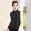 2023 Women's Solid Color Sleeveless Polo Collar Vest - Versatile Autumn/Winter Pairing with Sweater