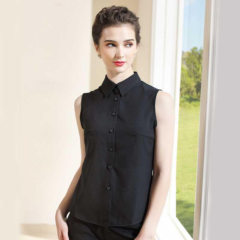 2023 Women's Solid Color Sleeveless Polo Collar Vest - Versatile Autumn/Winter Pairing with Sweater