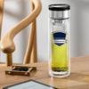 Portable Double-Layer Glass Tea Infuser Cup