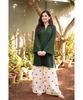 Women Party Wear Pure Cotton Kurta Pant Co-ord Set Indian Designer Top Tunic Kurti