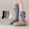 Korean Style Long Girls Socks Solid Color Grils Stocking Soft Pile-up Socks  1-5 Year