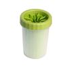 Pet Paw Washer Soft Bristles Deep Cleaning Portable Dog Cat Foot Cleaner Cup for Travel Camping Home Small Green