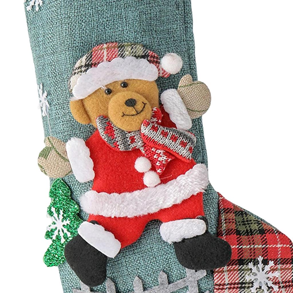 Sock Decoration Party Presents Bag Candy Festival Holiday Fireplace Men