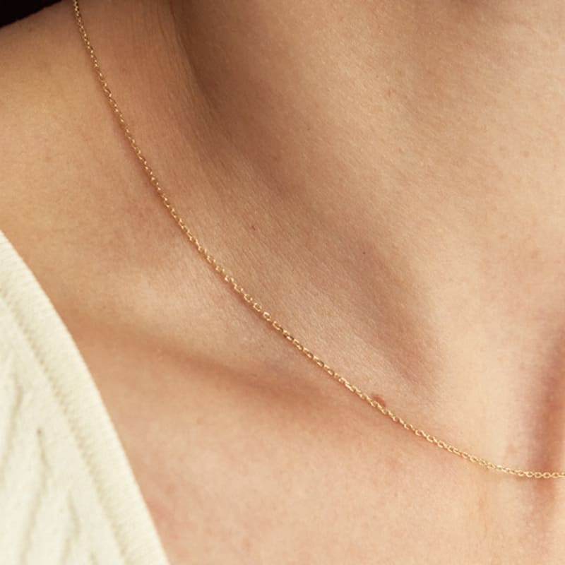 LUNNE 14k Everyday 0.3 Each Chain Necklace (14k Gold) #LHN02