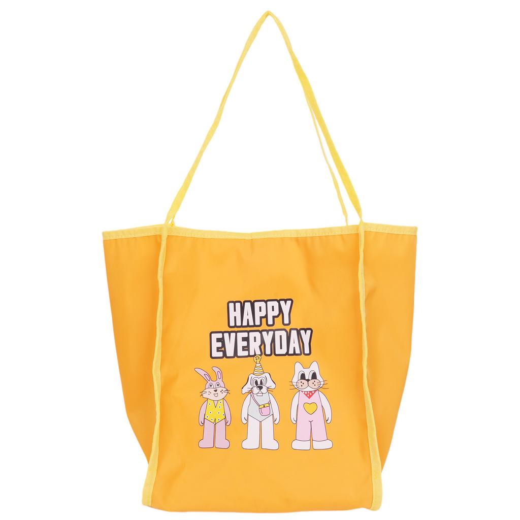 Fresh and versatile tote bag women's large-capacity cartoon printed armpit bag ins fashionable sweet trendy shoulder bag