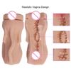 Men's Strong Suction Masturbator Cup with Textured Canal & Full Particle Simulation Channel for Enhanced Pleasure Experience