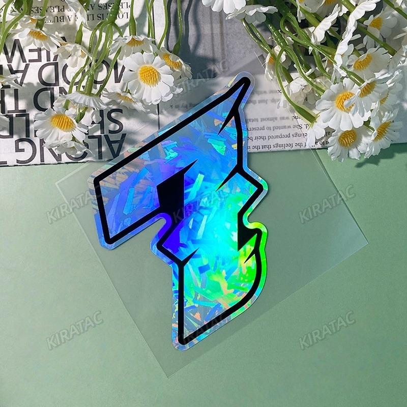1PC 0 To 9 Arabic Numerals Holographic Carbon Fiber Motorcycle Stickers Waterproof Motorbike Front Fairing Scooter Vinyl Decals