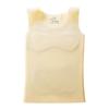 Autumn and winter German velvet girls' development period seamless thermal underwear students antibacterial belly vest girls with chest pads vest