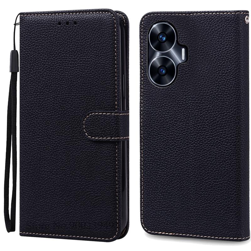 For Realme C55 Case Leather Flip Wallet Cover For Realme C55 Case Book Protective Cover Coque Fundas Shell