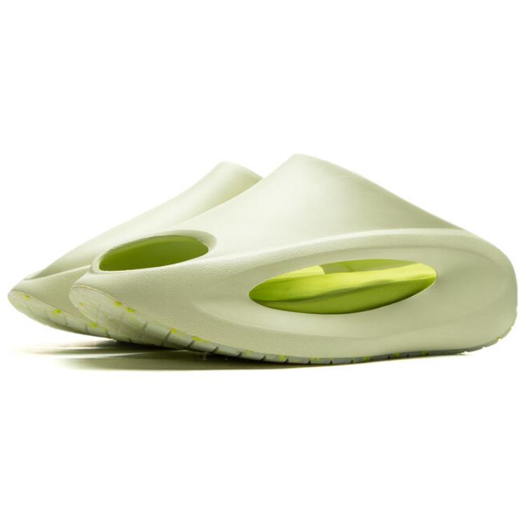 Li Ning Cloud Travel Slay Fashion Versatile Non-Slip Wear-Resistant Slide Sandals Unisex Footwear Light-Fruit-Green AZSU027-7