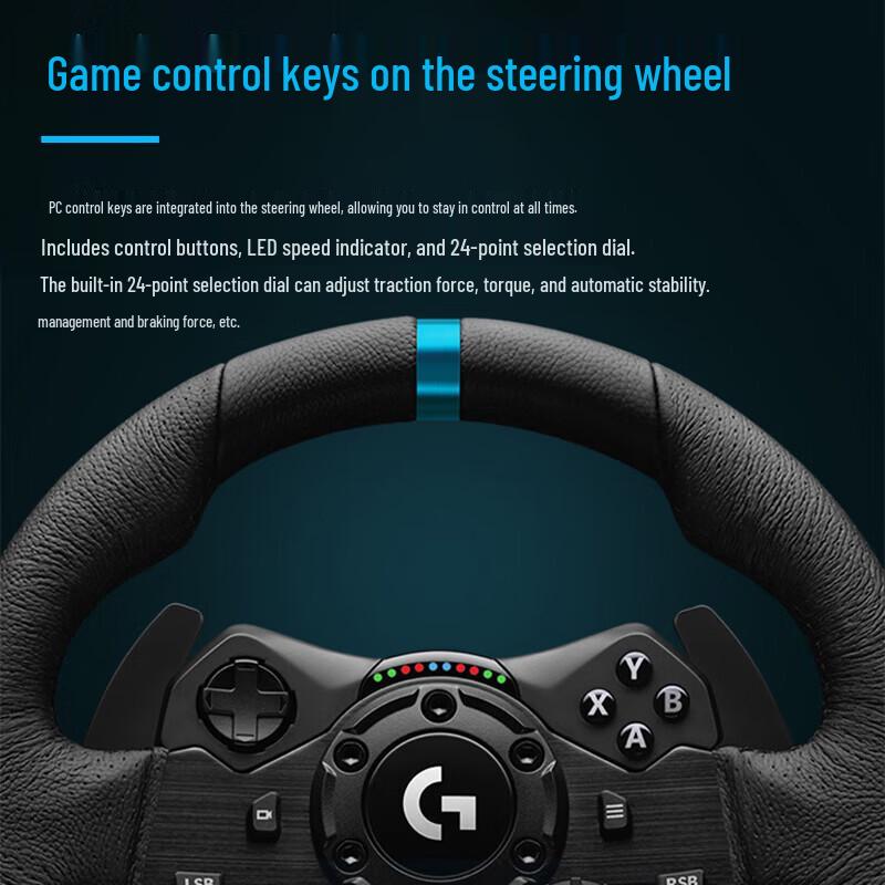 Logitech G923 Racing Wheel and Pedals for PC