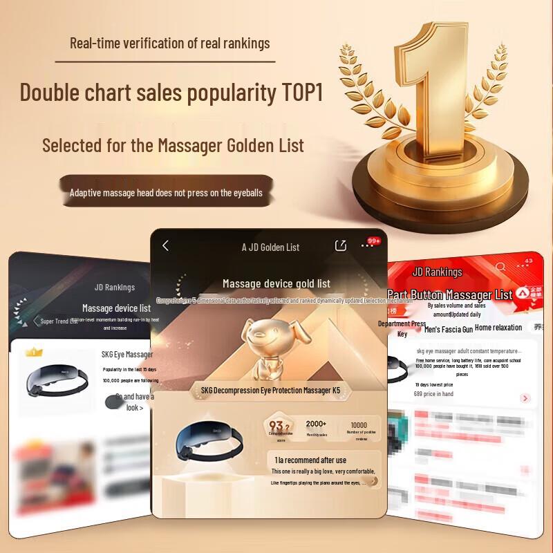 SKG K5 Smart Eye Massager with Bluetooth Music