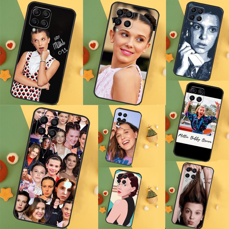Millie Bobby Brown For Samsung Galaxy M53 M33 M13 M14 M34 M54 M12 M32 M52 M20 M15 M55 M31s M30s M21 M51 Case