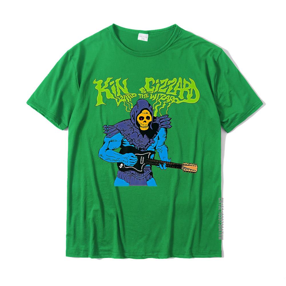 King Funny Gizzard The Lizard Gift Wizard Premium TShirt Cotton T Shirt For Men Printing Tops Shirt Plain Classic