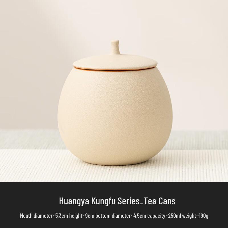 Zhi Nian Hua Ceramic Sealed Tea Caddy