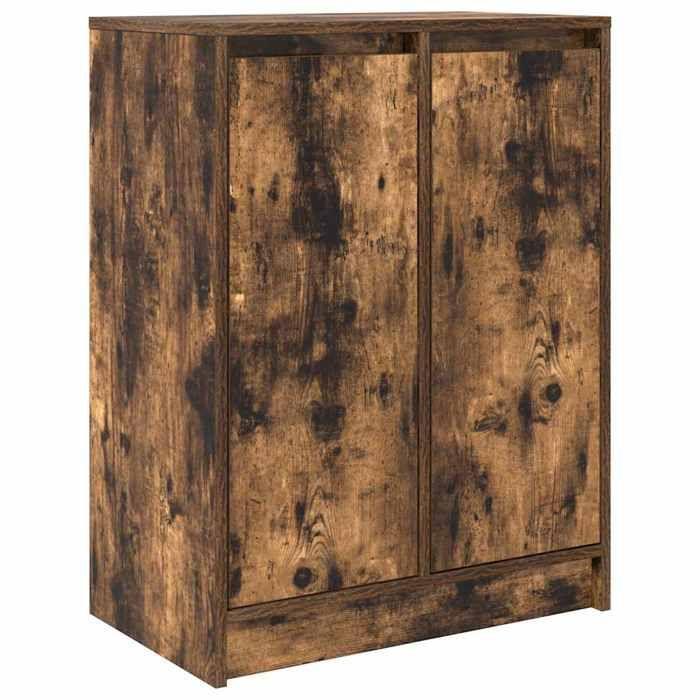 VidaXL Buffet Smoked Oak 57x34x76 Cm Engineered Wood, Storage Cabinet, Kitchen Storage Cabinet, Furniture of 861620