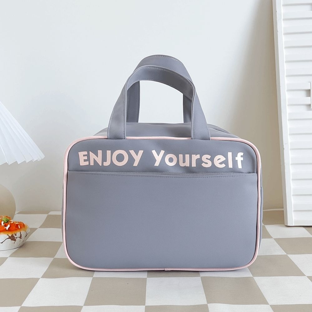 Nylon Student Lunch Bag Large Capacity Lunch Box Bag Simple Insulated Bag  Pouch