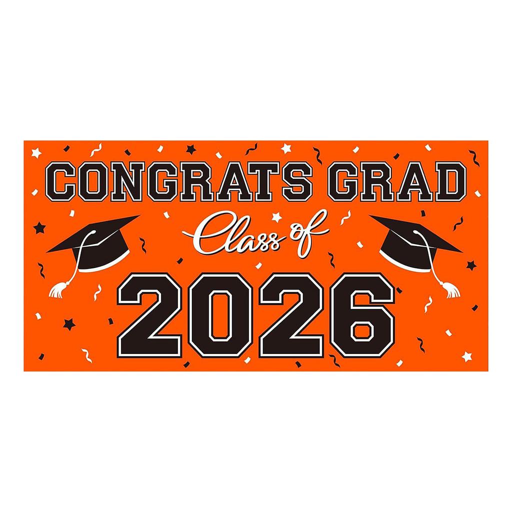 100cm 2026 Graduation Party Background Cloth Banner Graduation Party Photography Props Banner Hanging Cloth