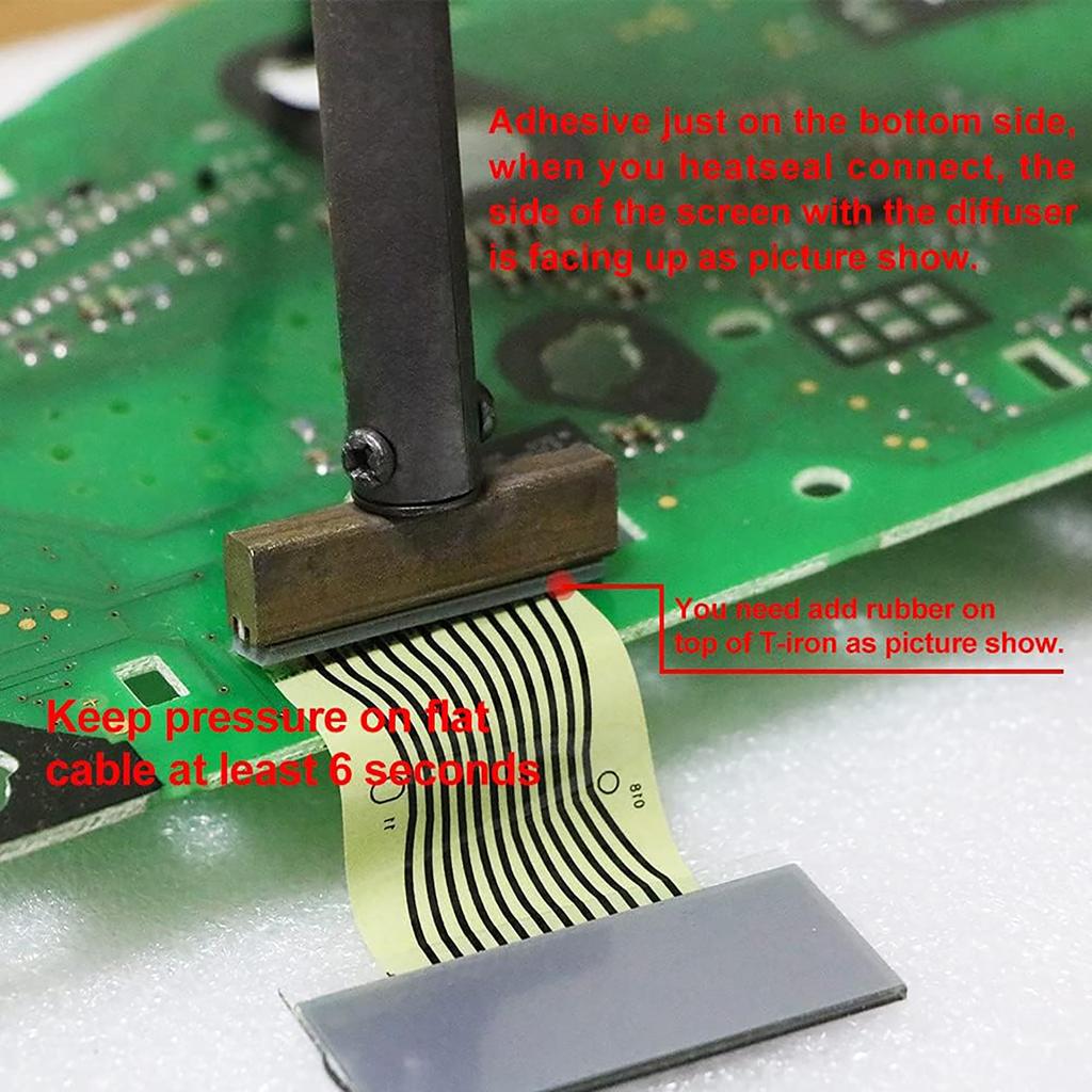 2pcs Automotive Dashboard Instrument Panel Pixel Repair LCD Display for W210 W208 W202 R170 Speedometer Restoration Fix