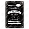 Eat Breakfast at Night Funny Sign, Kitchen Wall Decor Metal Plaque 20x30cm
