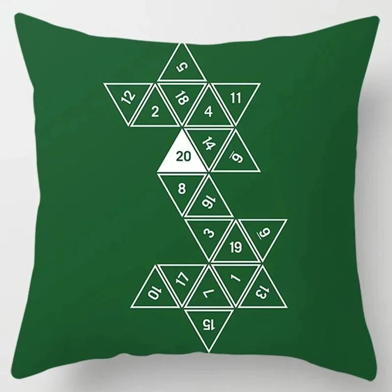 Luxury Home Decor Cushion Cover Office Decor Pillow Cover Tropical Plant Close Up Cactus Pattern Pillow Cover