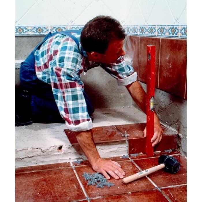 Croisillons 1mm - RUBI - 02911 - 300 pièces - Haute qualité - Pour revêtements muraux