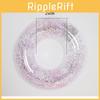 Adult Glitter Swim Ring Children's Inflatable Lifesaving Ring With Polka Dot Pattern