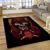 Tappeto Rock Slayer Heavy Metal Band 3D per Camera da Letto Soggiorno Casa Decorazione Divano, Gioco Bambini Grande Tappetino Decorativo Pavimento Regalo