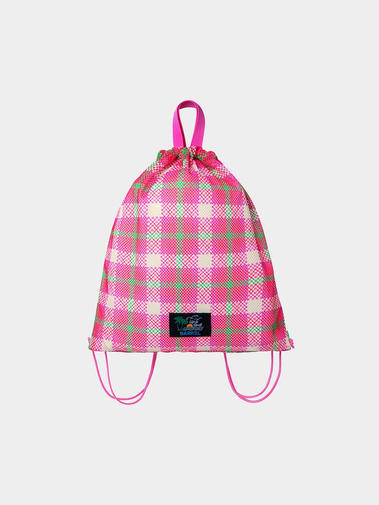 BARREL Mesh String Backpack 1.9L Pink (B5Suabg015Pnk)