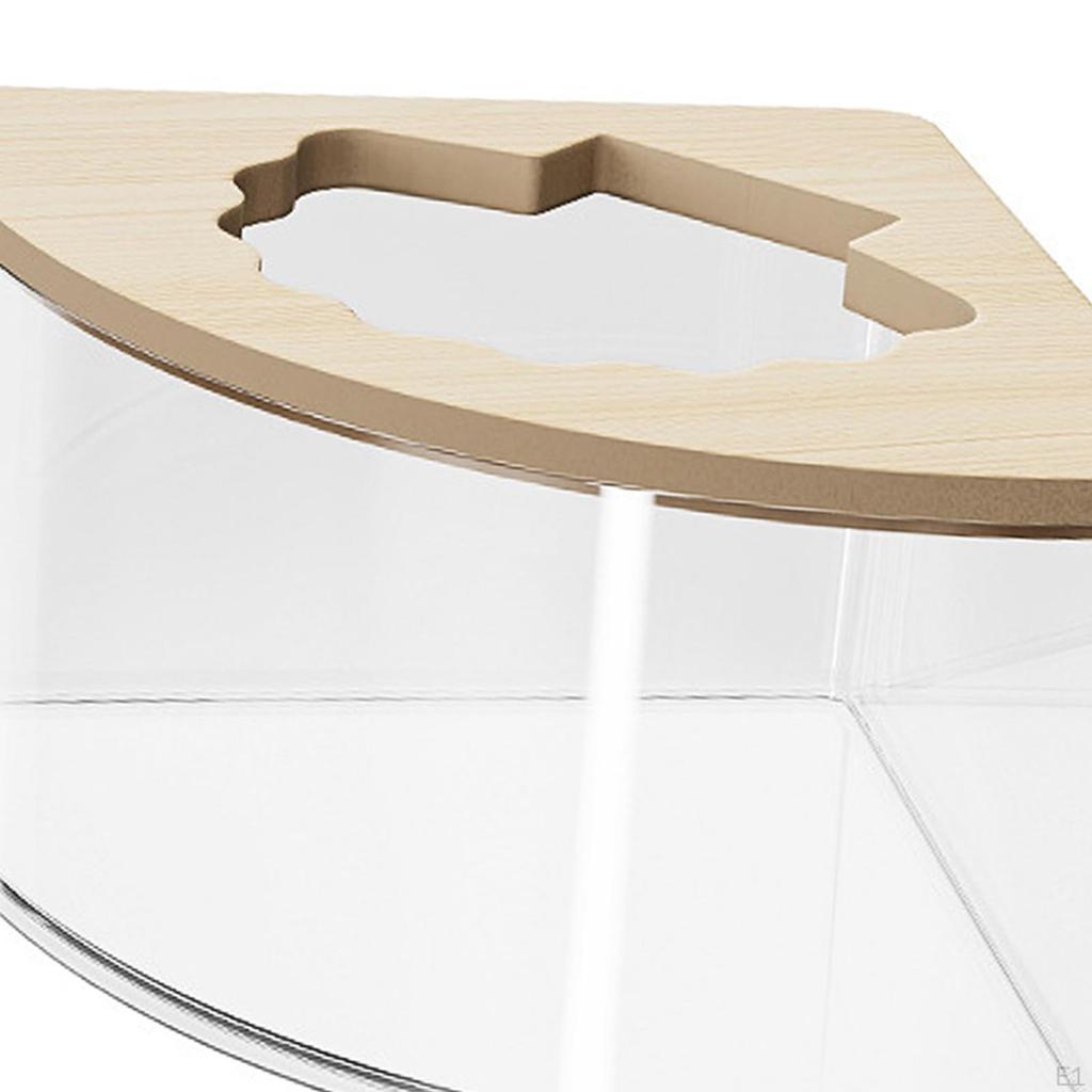 Hamster Sand Bath Container Bathroom Shower Hideout Toilet Bathtub Box for Small Animals