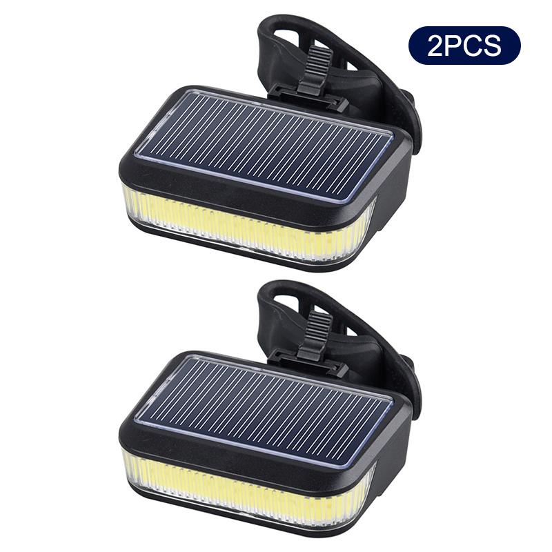 Bicycle Taillights High Brightness Cob Waterproof Mountain Road Bike Solar Outdoor Safety Warning Lights Riding Equipment