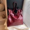 Large-capacity Tote Bag, New Commuter Hand-carried Bucket Bag, Simple Trend Crossbody Shoulder Women's Bag