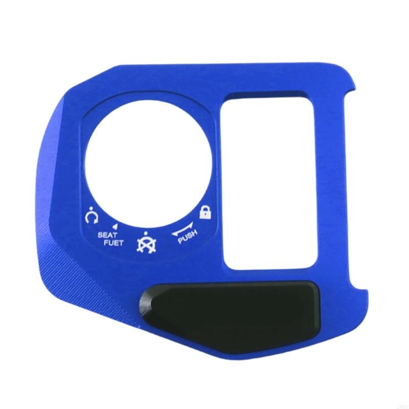 

28GC Aluminum Motorcycle Ignition Lock Protective Cover Accessory Tool Mounting Universal Application for PCX160 PCX125 синій