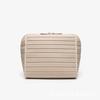 1pcs Striped PVC Storage Bag Large Capacity Outdoor Travel Toiletries Organizer Pouch Portable Travel Cosmetic Bag